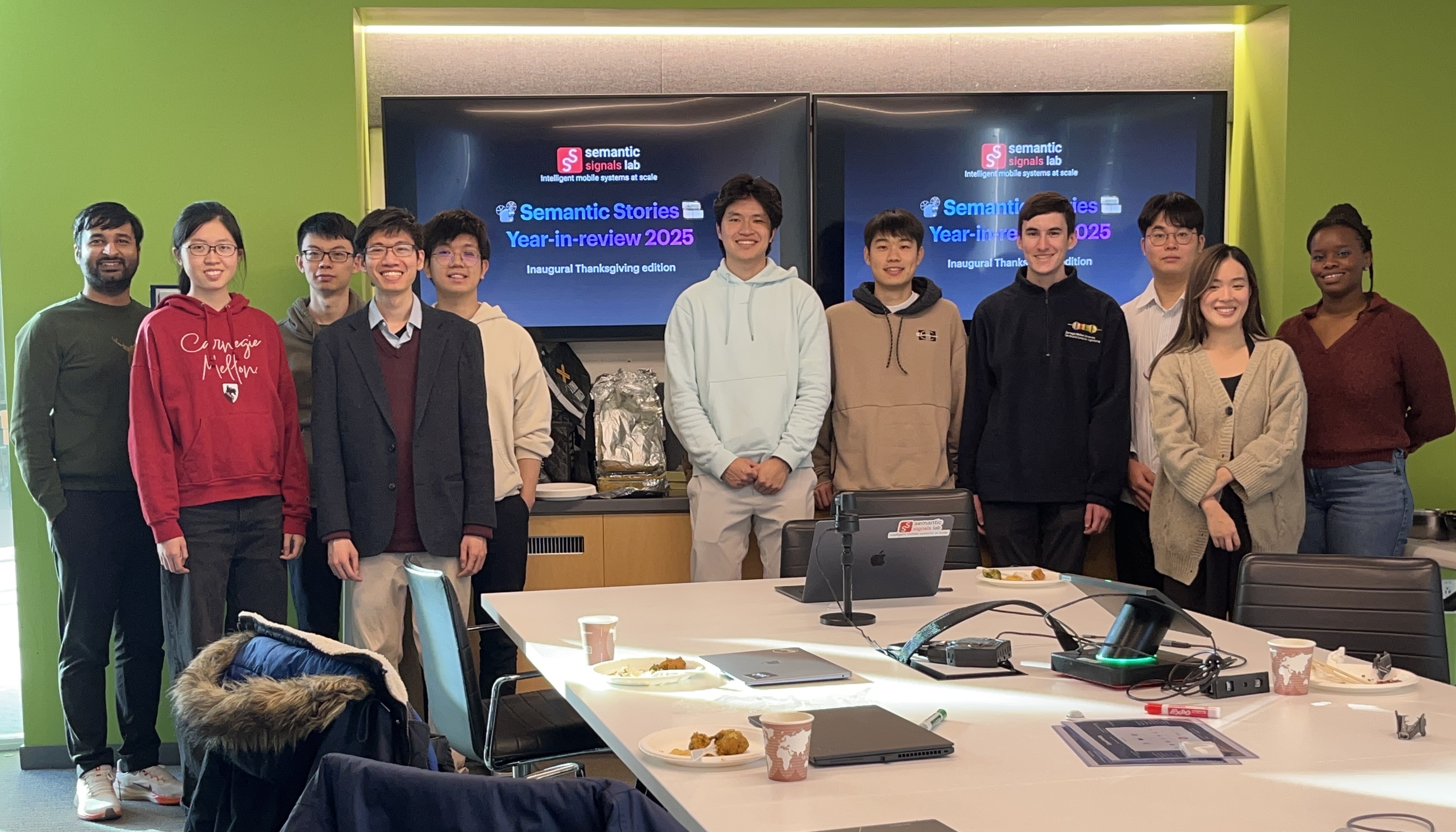 Semantic Signals Lab labsgiving celebration November 2025